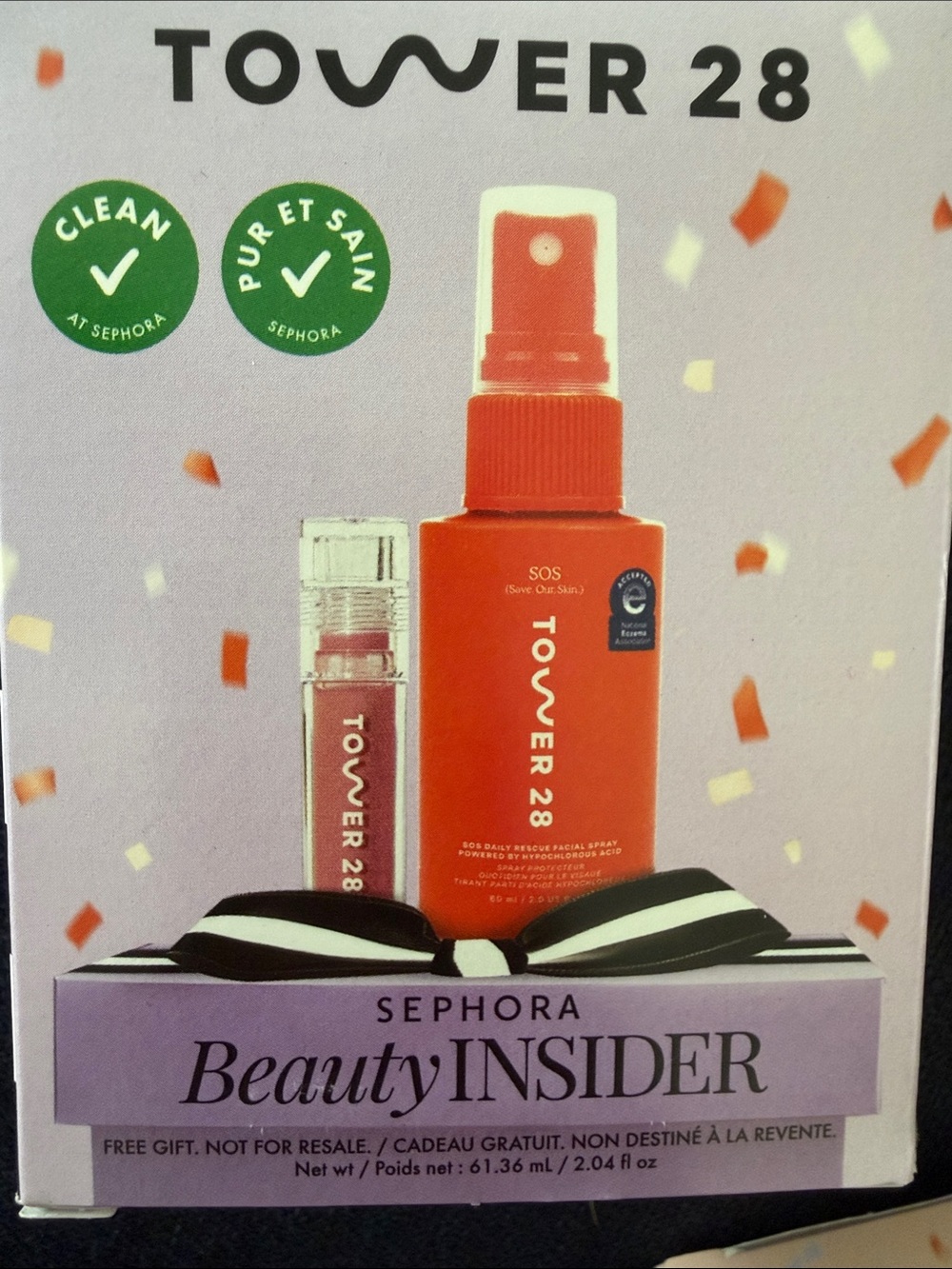 Tower 28 Orange Facial Spray and Lip Oil Duo